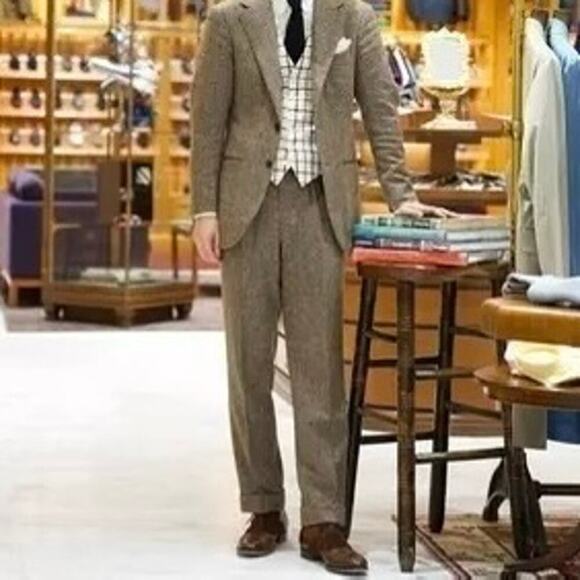 Santoni Stafford Cap Toe Oxford Dark Brown Preppy Minimalist Italy Made Size 9 - Picture 15 of 16